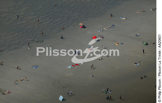 Plage sur la Manche. - © Philip Plisson / Plisson La Trinité / AA20601 - Nos reportages photos - Plage