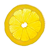 1 fruit © Philip Plisson / Plisson La Trinité / AA20638 - Photo Galleries - Yellow lemon