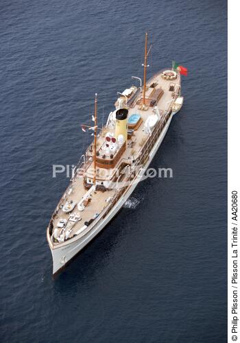 SS Delphine - Classic Week 2005 - © Philip Plisson / Plisson La Trinité / AA20680 - Photo Galleries - Monaco Classic Week 2011