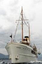 SS Delphine - Classic Week 2005 © Philip Plisson / Plisson La Trinité / AA20683 - Photo Galleries - Motor boat with vapor