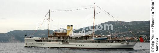 SS Delphine - Classic Week 2005 - © Philip Plisson / Plisson La Trinité / AA20684 - Photo Galleries - Monaco Classic Week 2011
