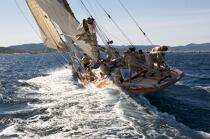 Tuiga the Voiles de Saint Tropez 2008. © Philip Plisson / Plisson La Trinité / AA20746 - Photo Galleries - Classic Yachting
