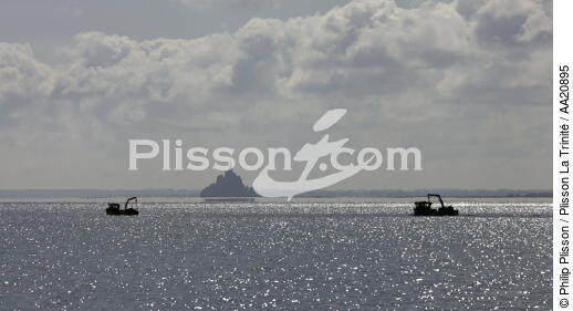 Le Mont-Saint-Michel. - © Philip Plisson / Plisson La Trinité / AA20895 - Nos reportages photos - 16/9 horizontal