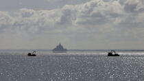 Le Mont-Saint-Michel. © Philip Plisson / Plisson La Trinité / AA20895 - Nos reportages photos - 16/9 horizontal