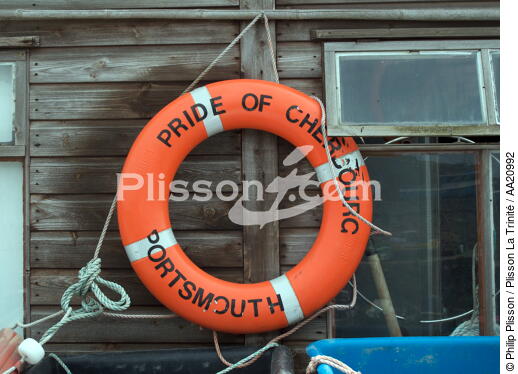 Aurigny. - © Philip Plisson / Plisson La Trinité / AA20992 - Nos reportages photos - Elément d'un bateau