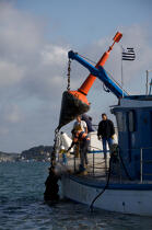 Buoytender. © Philip Plisson / Plisson La Trinité / AA21103 - Photo Galleries - Quiberon bay [The]