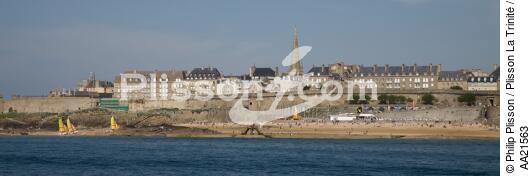 Saint-Malo. - © Philip Plisson / Plisson La Trinité / AA21563 - Photo Galleries - Rampart
