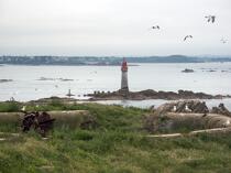 Cézembre island in front of Saint-Malo. © Philip Plisson / Plisson La Trinité / AA21603 - Photo Galleries - Lighthouse [35]