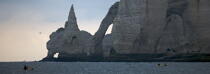 The cliffs of Etretat. © Philip Plisson / Plisson La Trinité / AA21612 - Photo Galleries - From Tréport to the Seine Estuary