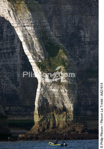 Les falaises d'Etretat. - © Philip Plisson / Plisson La Trinité / AA21614 - Nos reportages photos - Ville [76]