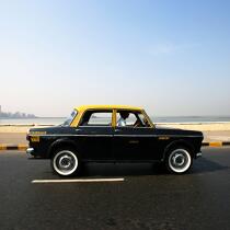 Bombay cab. © Philip Plisson / Plisson La Trinité / AA21898 - Nos reportages photos - Transport routier