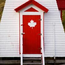 Le phare de Shediac au Canada. © Philip Plisson / Plisson La Trinité / AA21915 - Nos reportages photos - Format carré