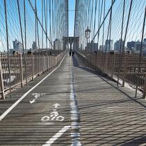 The Brooklyn Bridge in New York. © Philip Plisson / Plisson La Trinité / AA21917 - Photo Galleries - Square format