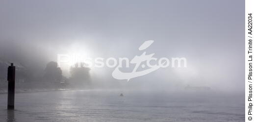 Mist on the River Seine. - © Philip Plisson / Plisson La Trinité / AA22034 - Photo Galleries - Seine [The]