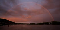 Le pont de Brotonne. © Philip Plisson / Plisson La Trinité / AA22081 - Nos reportages photos - Arc-en-ciel
