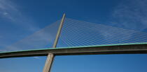 Le pont de Brotonne. © Philip Plisson / Plisson La Trinité / AA22087 - Nos reportages photos - Seine Maritime
