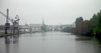 Canal from Caen to the sea © Philip Plisson / Pêcheur d’Images / AA22235 - Photo Galleries - Caen