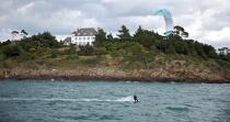 Saint-Briac. © Philip Plisson / Plisson La Trinité / AA22383 - Nos reportages photos - Sport nautique