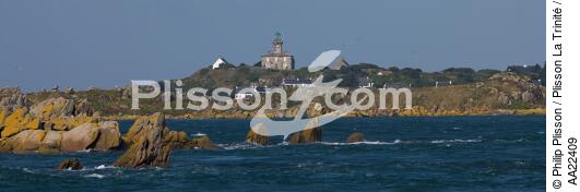 Le phare de Chausey. - © Philip Plisson / Plisson La Trinité / AA22409 - Nos reportages photos - Chausey