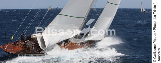 Shamrock V aux Voiles de St Tropez. - © Guillaume Plisson / Plisson La Trinité / AA22489 - Nos reportages photos - Yachting