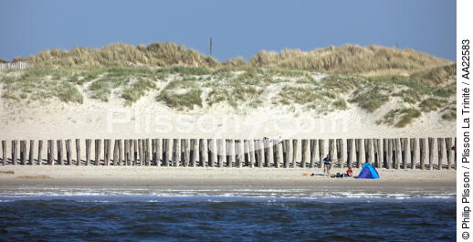 Beach in Berck. - © Philip Plisson / Plisson La Trinité / AA22583 - Photo Galleries - Pas de Calais