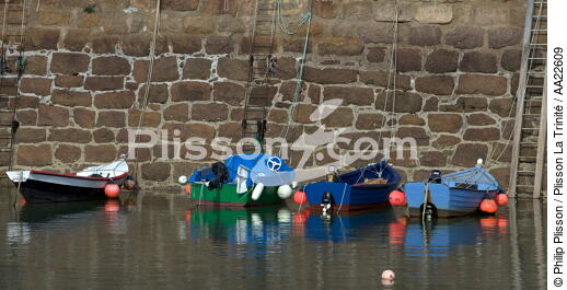 Cape Lévi harbour. - © Philip Plisson / Plisson La Trinité / AA22609 - Photo Galleries - Rowing boat