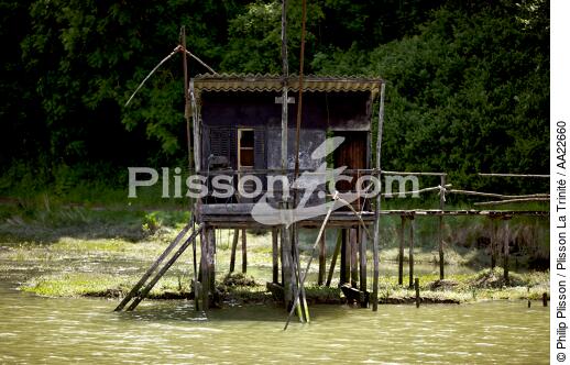 Sur les bord de Rance - © Philip Plisson / Plisson La Trinité / AA22660 - Nos reportages photos - Type de pêche