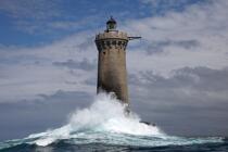 Le phare du Four. © Philip Plisson / Plisson La Trinité / AA22777 - Nos reportages photos - Phares France
