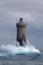 Le phare du Four. © Philip Plisson / Plisson La Trinité / AA22801 - Nos reportages photos - Phares France