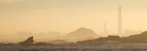 Le phare de l'île Vierge © Philip Plisson / Plisson La Trinité / AA22817 - Nos reportages photos - Mer calme