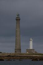 Ile Vierge - Lighthouse © Philip Plisson / Plisson La Trinité / AA22822 - Photo Galleries - Grey sky