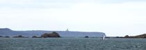 Le Cap Fréhel vu de la Baie de Lancieux. © Philip Plisson / Plisson La Trinité / AA23007 - Nos reportages photos - De Cancale à Saint-Brieuc