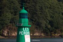 La tourelle des Perdrix à Lézardrieux © Philip Plisson / Plisson La Trinité / AA23099 - Nos reportages photos - Rivière [22]