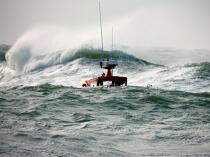 Canot de sauvetage - SNSM © Philip Plisson / Plisson La Trinité / AA23126 - Nos reportages photos - Sauveteur en mer
