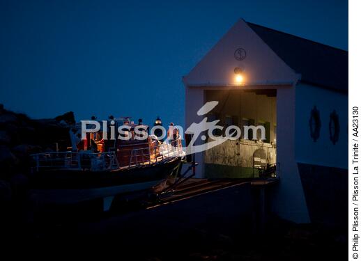 Canot de sauvetage de l'île de Batz. - © Philip Plisson / Plisson La Trinité / AA23130 - Nos reportages photos - Batz