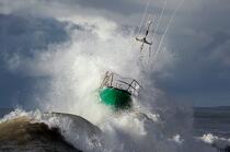 Le canot tout temps de l'île d'Oléron. © Philip Plisson / Plisson La Trinité / AA23160 - Nos reportages photos - Mer agitée