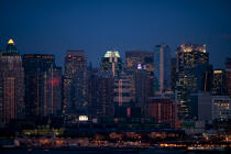 Manhattan de nuit © Philip Plisson / Plisson La Trinité / AA23191 - Nos reportages photos - New York