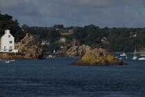 Loguivy de la mer à l'entrée du Trieux © Philip Plisson / Plisson La Trinité / AA23320 - Nos reportages photos - Ville [22]
