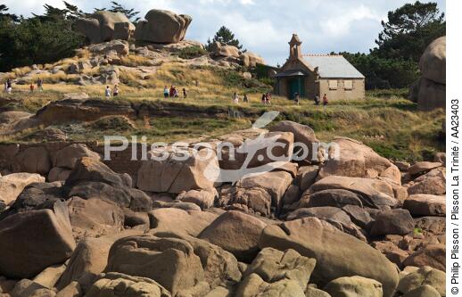 Ploumanac'h sur la côte de granit rose. - © Philip Plisson / Plisson La Trinité / AA23403 - Nos reportages photos - Côte de granit rose