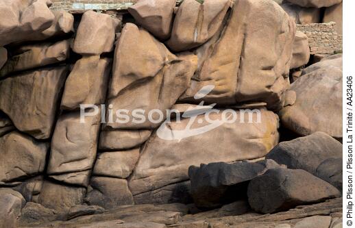 Ploumanac'h sur la côte de granit rose. - © Philip Plisson / Plisson La Trinité / AA23406 - Nos reportages photos - Côte de granit rose