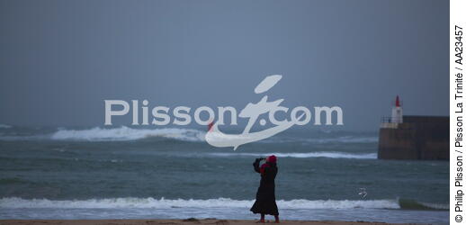 Gale on Quiberon - © Philip Plisson / Plisson La Trinité / AA23457 - Photo Galleries - Storm at sea