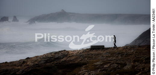 Gale on the peninsula of Quiberon - © Philip Plisson / Plisson La Trinité / AA23461 - Photo Galleries - Wild coast