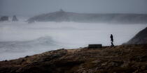Coup de vent sur la presqu'île de Quiberon © Philip Plisson / Plisson La Trinité / AA23461 - Nos reportages photos - Côte sauvage