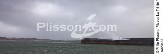 Gale on Quiberon - © Philip Plisson / Plisson La Trinité / AA23467 - Photo Galleries - Storm at sea