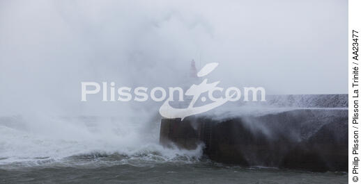 Gale on Quiberon - © Philip Plisson / Plisson La Trinité / AA23477 - Photo Galleries - Storm at sea