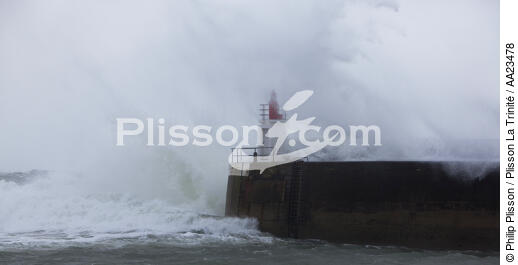 Gale on Quiberon - © Philip Plisson / Plisson La Trinité / AA23478 - Photo Galleries - Rough weather