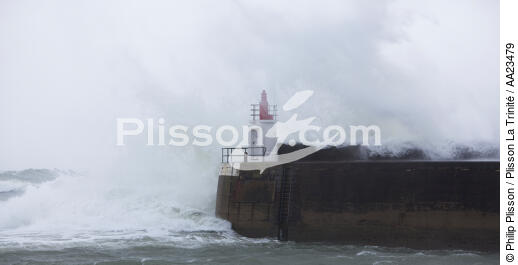 Gale on Quiberon - © Philip Plisson / Plisson La Trinité / AA23479 - Photo Galleries - Storm at sea