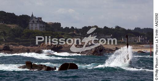 Trégastel. - © Philip Plisson / Plisson La Trinité / AA23592 - Photo Galleries - The Pink Granite Coast