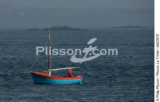 Molène island - © Philip Plisson / Plisson La Trinité / AA23675 - Photo Galleries - Fisherman