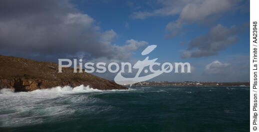 Pointe de Plogoff - © Philip Plisson / Plisson La Trinité / AA23948 - Nos reportages photos - Tempêtes